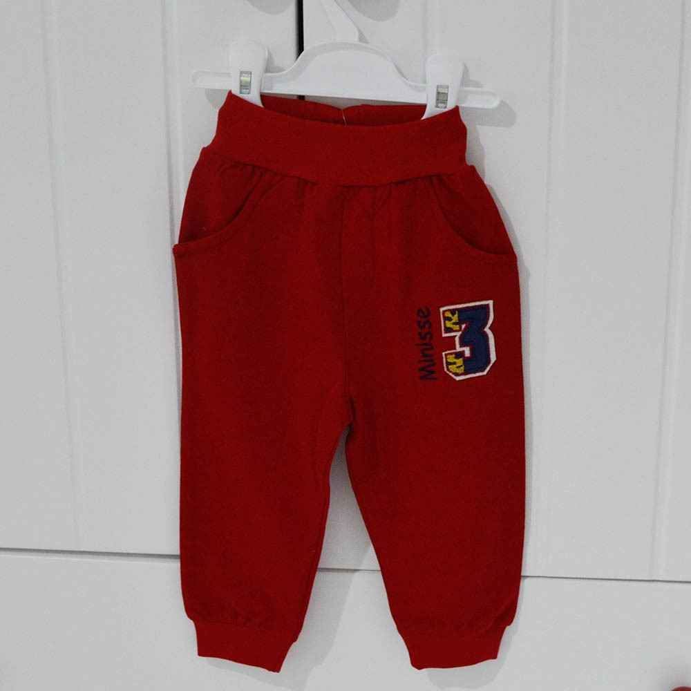 Minisse 4060 Bebek Pantolon Kırmızı