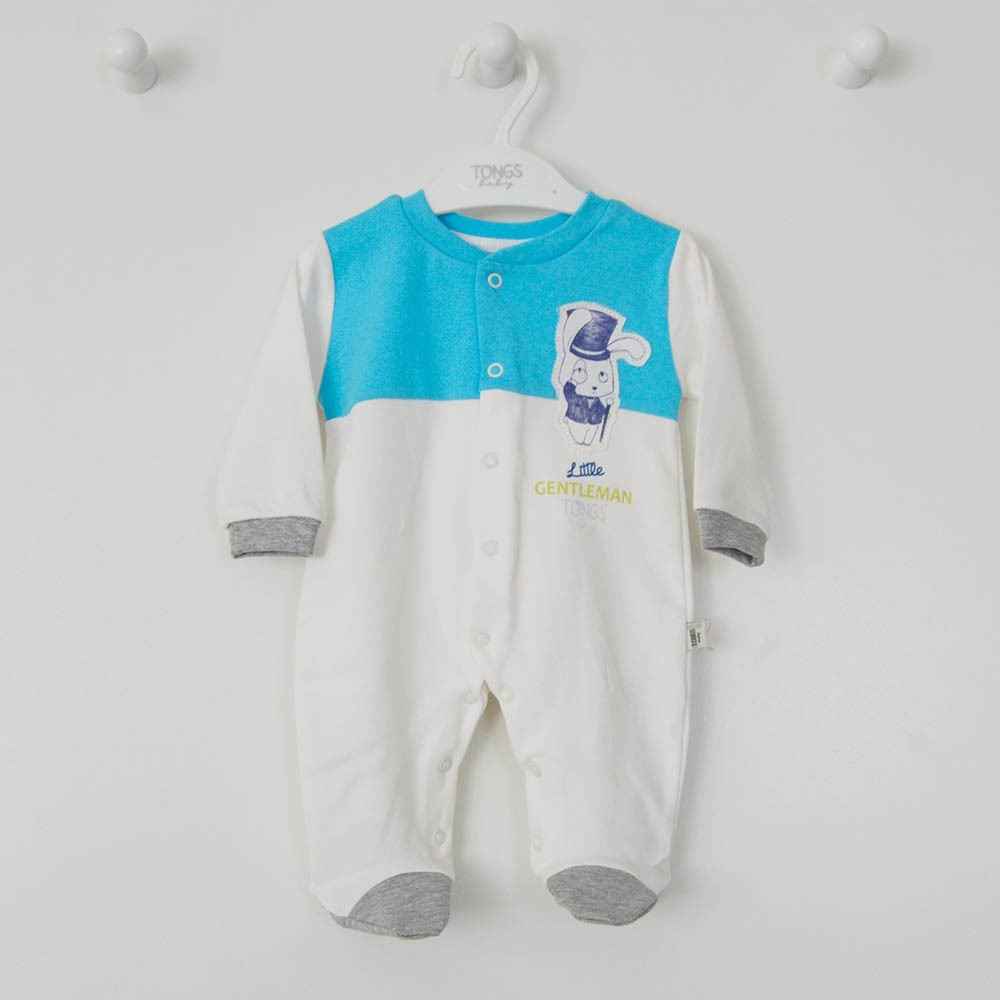 Tongs Baby T1024 Centelman Bebek Tulum Turkuaz İlke Bebe