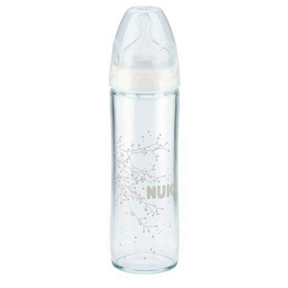 Nuk 745080 Silikon Emzikli Cam Biberon 240 ml 