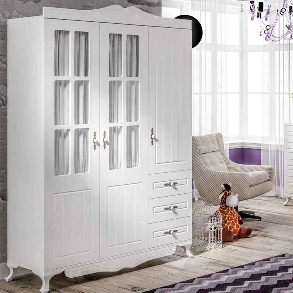 Kidboo Tuğra 3 Kapılı Bebek Odası Dolabı İlke Bebe Kidboo Tuğra 3 Kapılı Bebek Odası Dolabı İlke Bebe