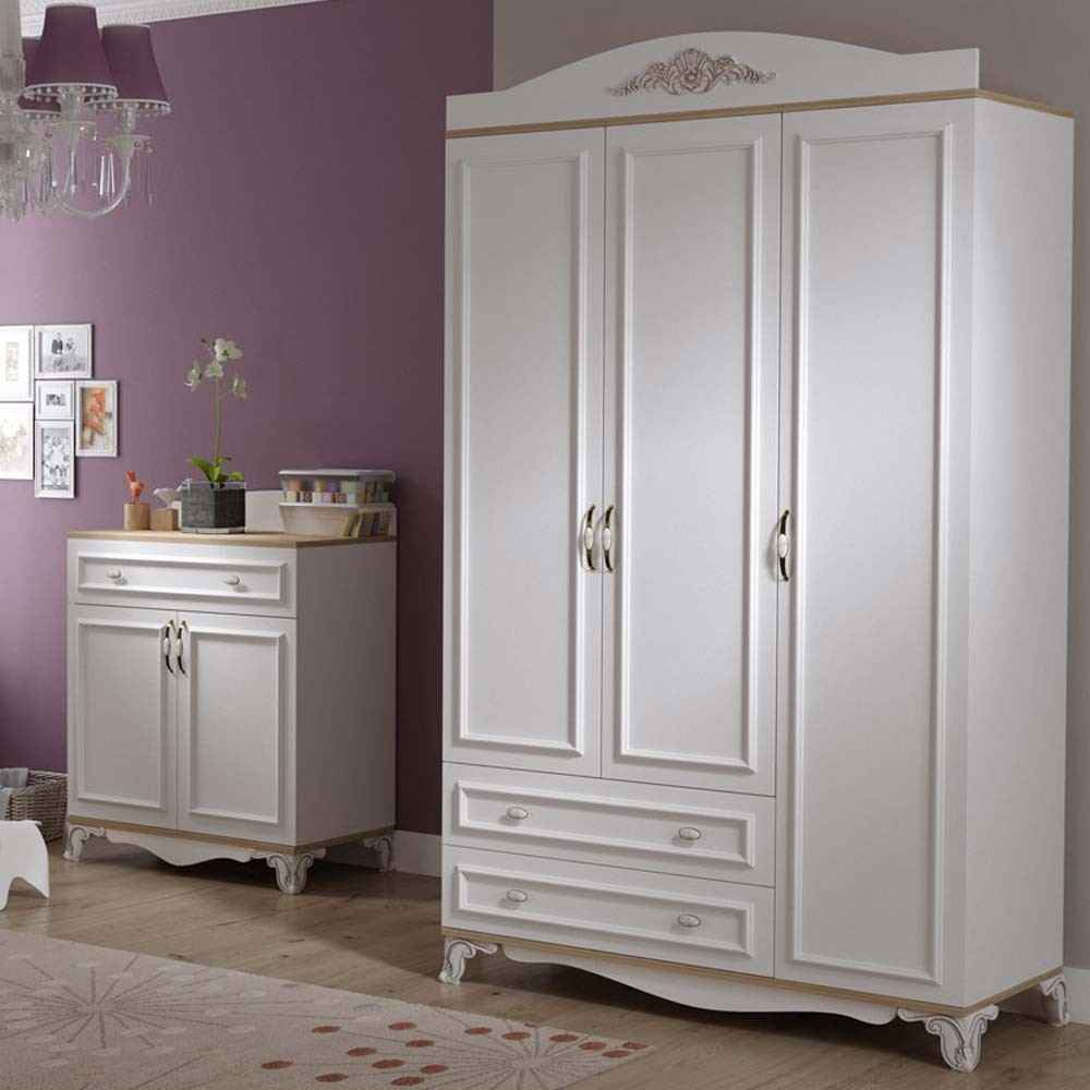 Kidboo Elegance 3 Kapılı Bebek Odası Dolabı 