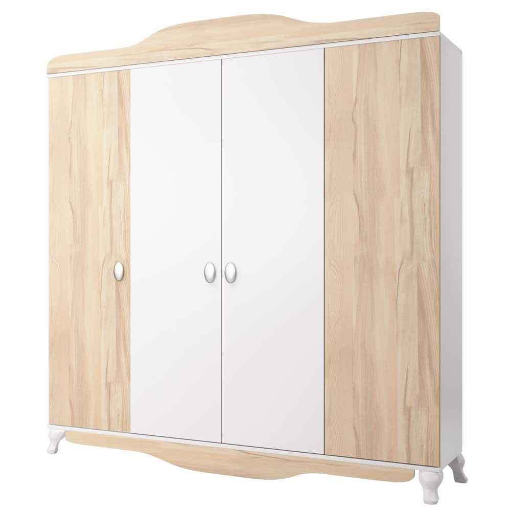 Babi Baby Zümrüt 4 Kapılı Bebek Odası Dolabı İlke Bebe Babi Baby Zümrüt 4 Kapılı Bebek Odası Dolabı İlke Bebe