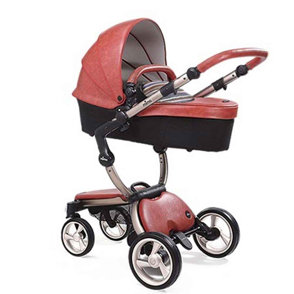 Mima Xari İkili Sistem Portbebeli Bebek Arabası Autumn Stripes İlke Bebe