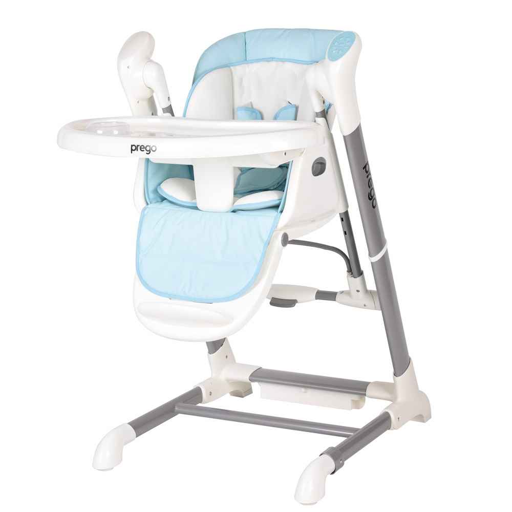 Prego 4023 Trio Bebek Mama Sandalyesi Mavi