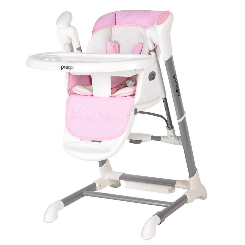 Prego 4023 Trio Bebek Mama Sandalyesi Pembe