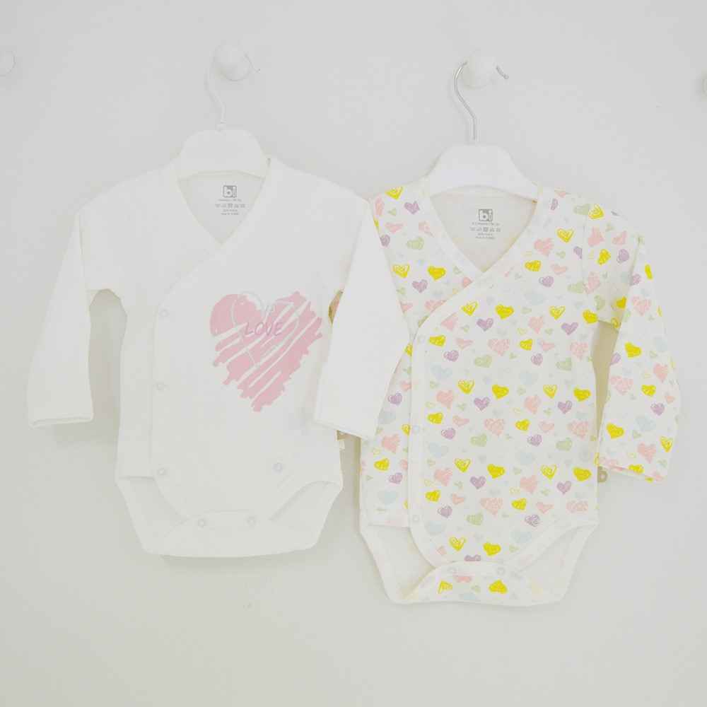 Bibaby 56303 Kalpli 2'Li Kravuze Body Ekru