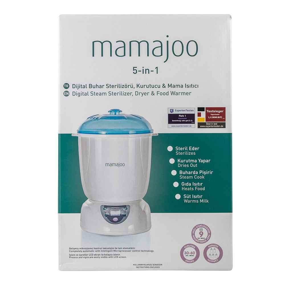 Mamajoo 2025 Dijital Buhar Siterilizatörü ve Mama Isıtıcı 