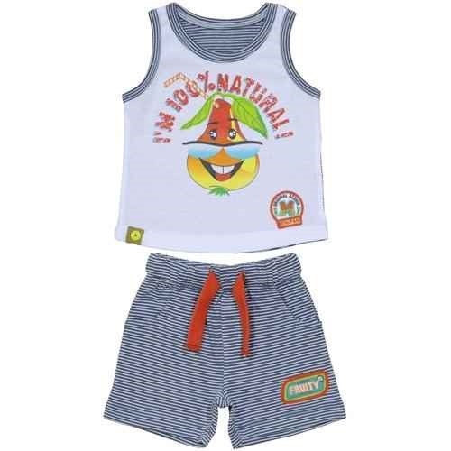 Bebepan 7159 Fruit Atlet Şort Takım Gri