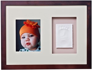 Baby Memory Prints Duvar Çerçevesi Ceviz