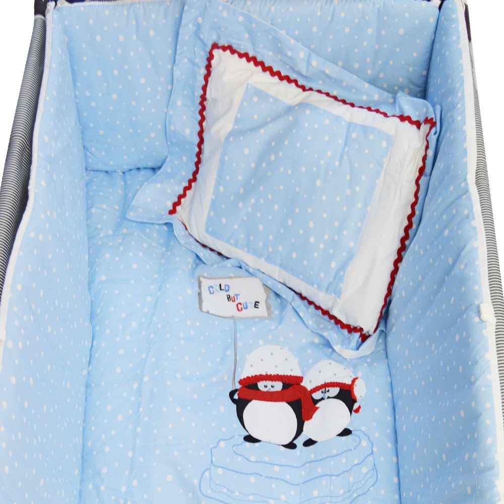 Dinoboo Penguin Bebek Oyun Parkı Uyku Seti 70x110 