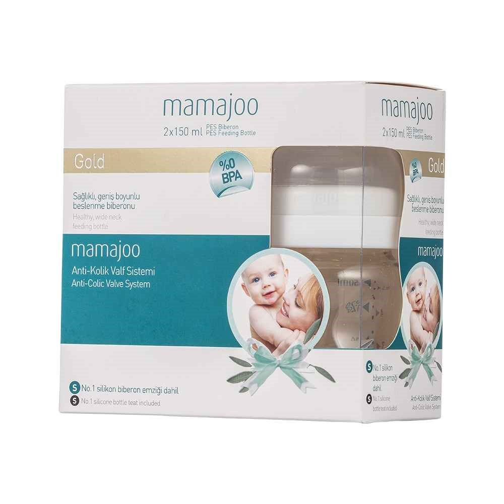 Mamajoo %0 Bpa Pes 150 ml 2li Biberon 