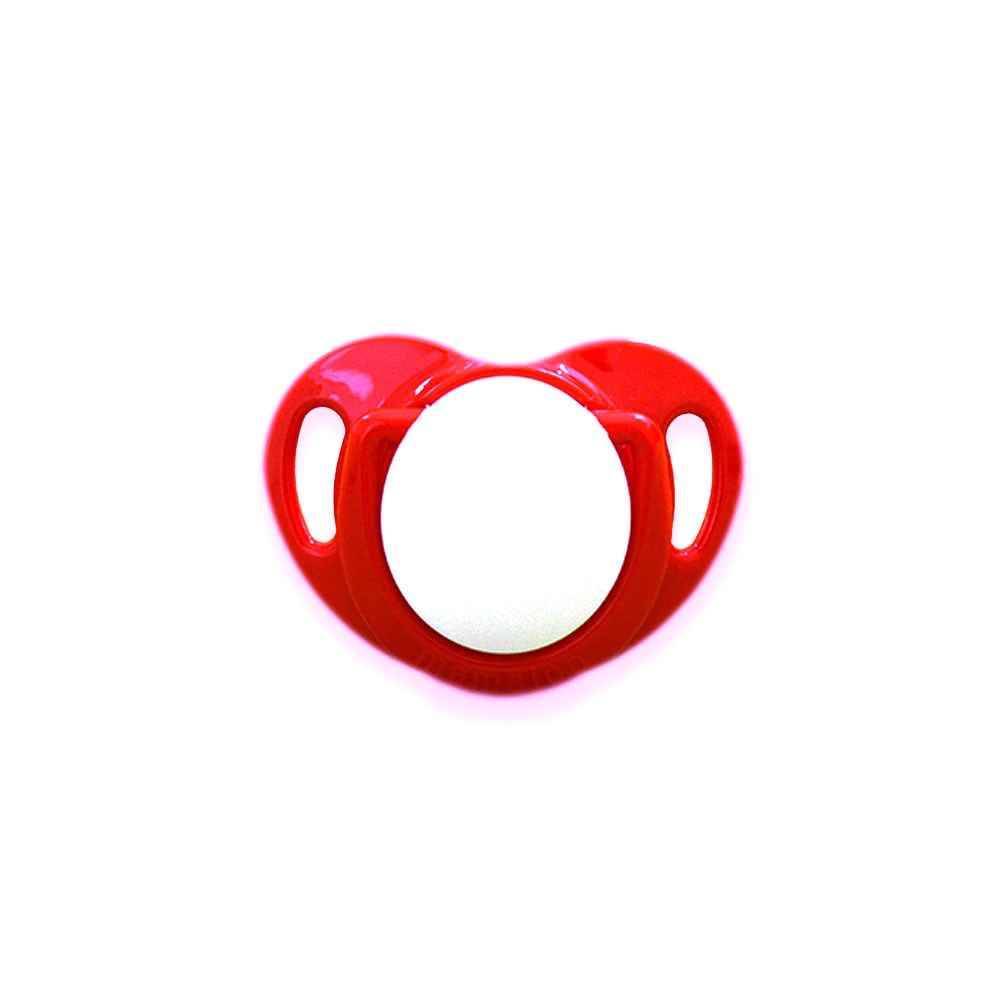 Mamajoo Silikon Opak Emzik Tekli 0 M+ Beyaz-Kırmızı