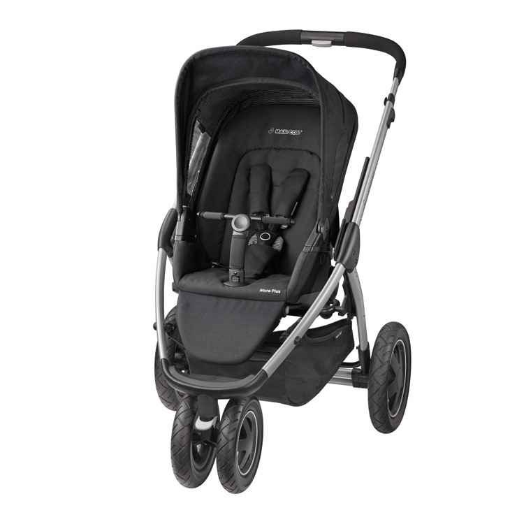 Maxi Cosi Maxi Mura 3 Plus Bebek Arabası Black Raven