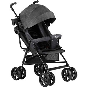 BabyHope SA-7 Baston Bebek Arabası Siyah