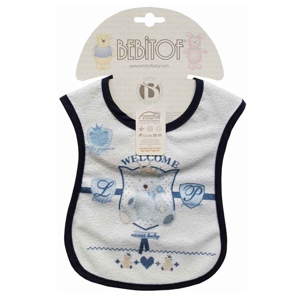 Bebitof 023 Bebek Mama Önlüğü Lacivert İlke Bebe