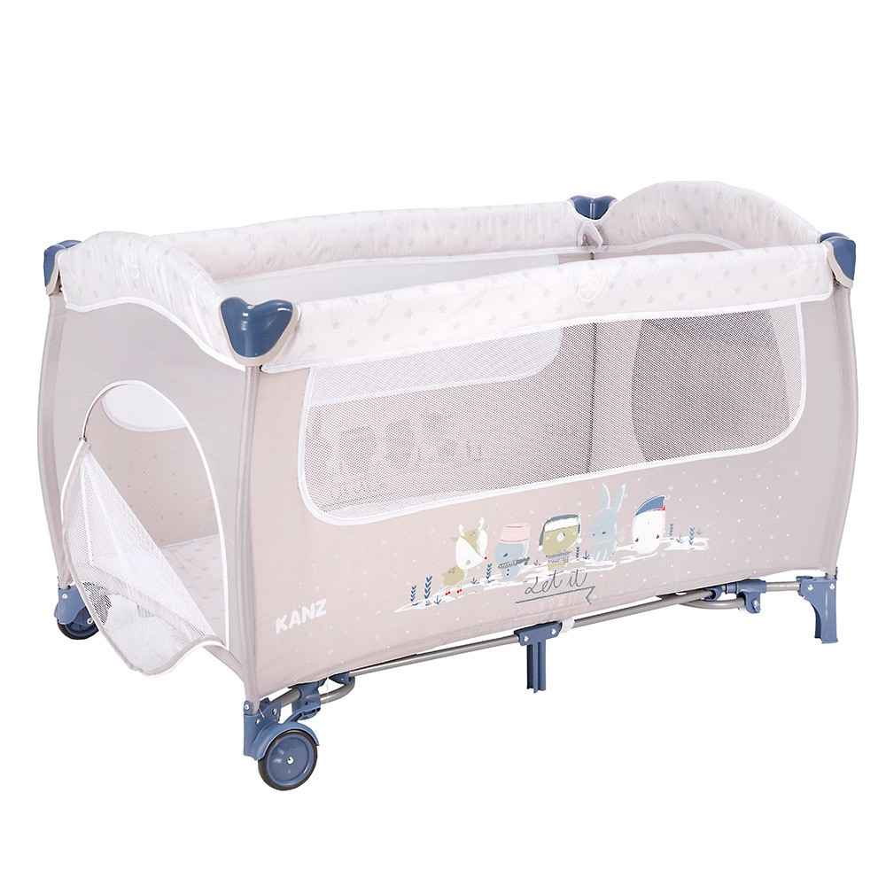 Kanz Pretty Park Yatak 70x120 Mavi İlke Bebe