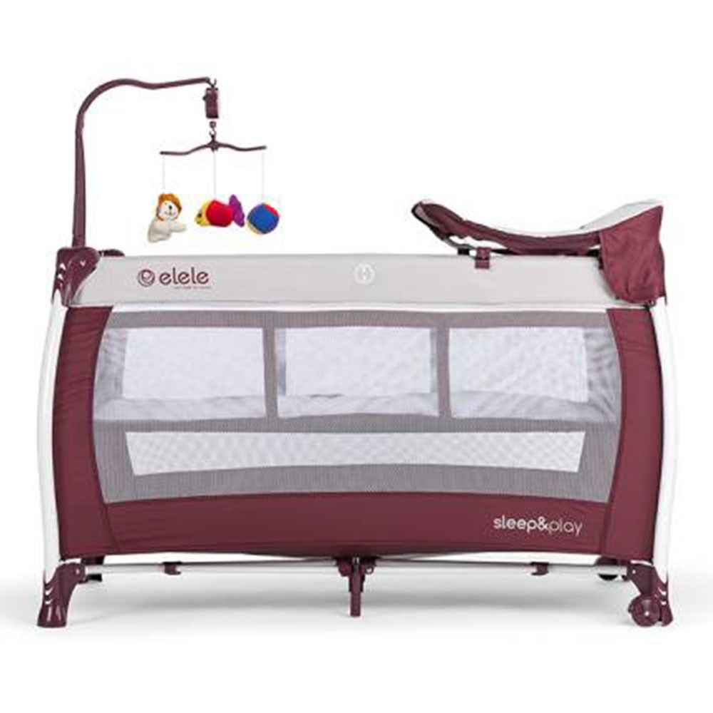 Elele Sleep Play Dream Oyun Parkı 60x120 Bordo