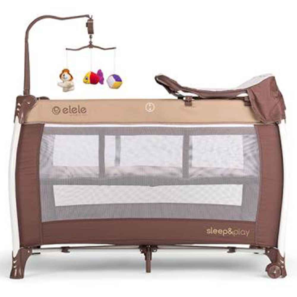 Elele Sleep&amp;Play Dream Oyun Parkı 60x120 Kahverengi Fiyatı İlke Bebe