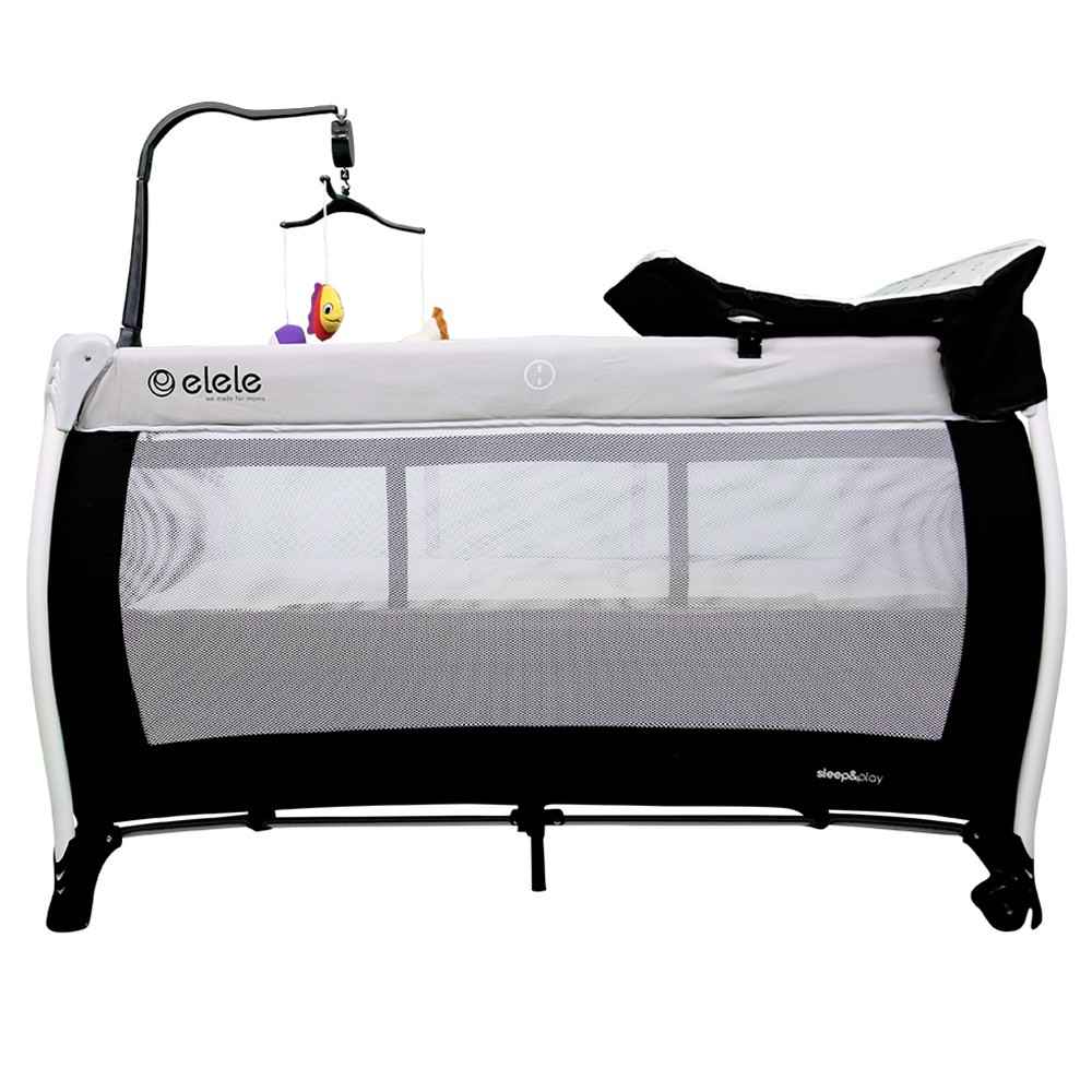 Elele Sleep&amp;Play Dream Oyun Parkı 60x120 Siyah İlke Bebe