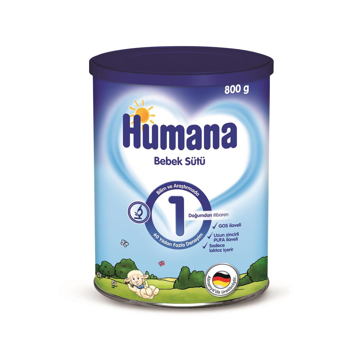 Humana Bebek Maması Metal Kutu 1 Numara 800 Gr 