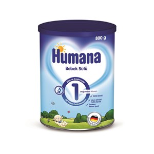 Humana Bebek Maması Metal Kutu 1 Numara 800 Gr 