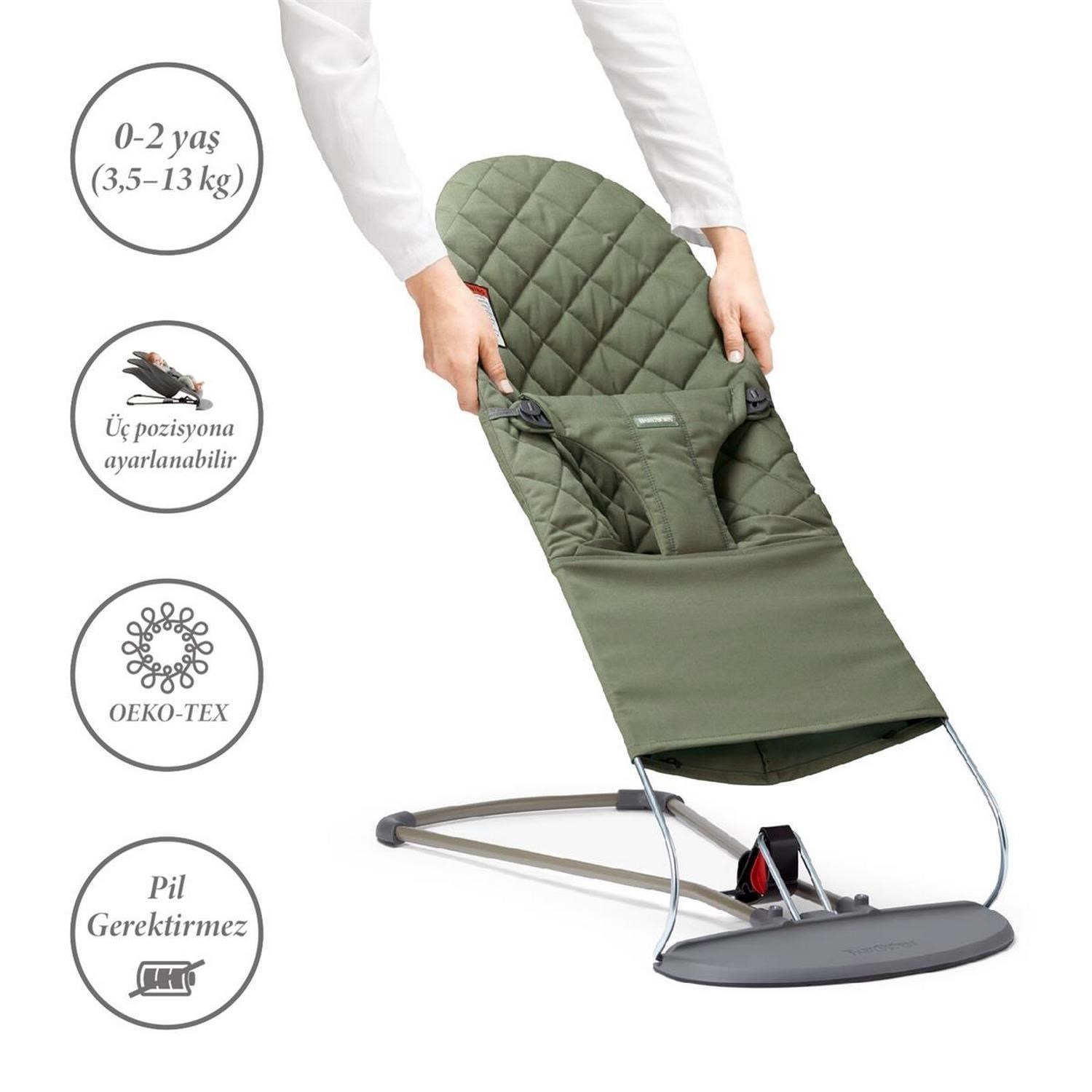 Babybjörn Bliss Ana Kucağı Cotton Dark Green