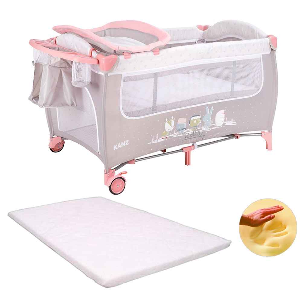 Kanz Pretty Park Yatak Kampanyası 70x120 Pembe Fiyatı İlke Bebe