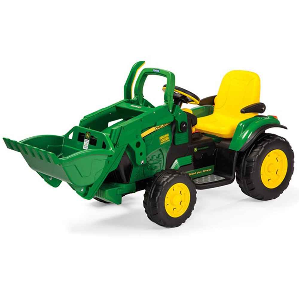 Peg Perego AOR0068 John Deere Ground Loader Akülü Kepçe 12V Green