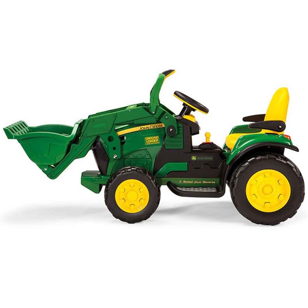 Peg Perego AOR0068 John Deere Ground Loader Akülü Kepçe 12V Green