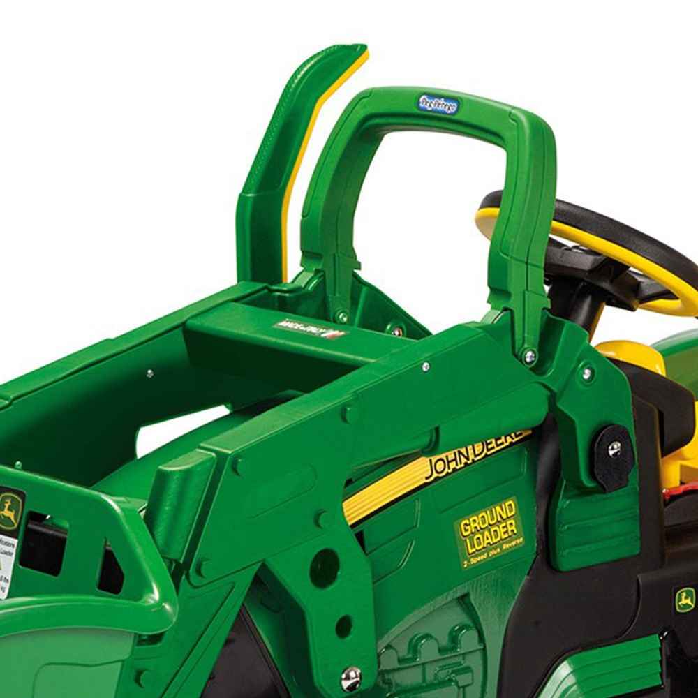 Peg Perego AOR0068 John Deere Ground Loader Akülü Kepçe 12V Green