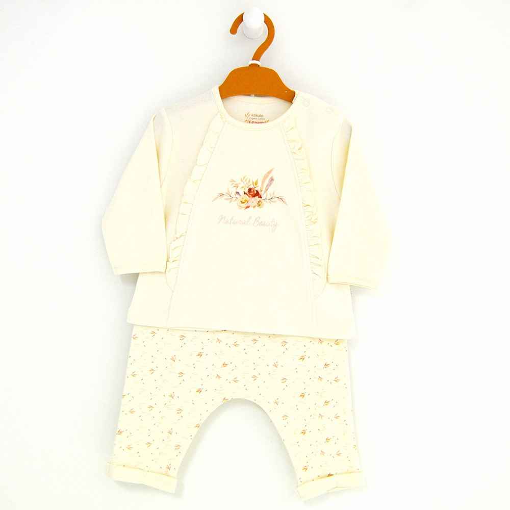 Kitikate 15980 Elegant 2'li Bebek Takımı Krem