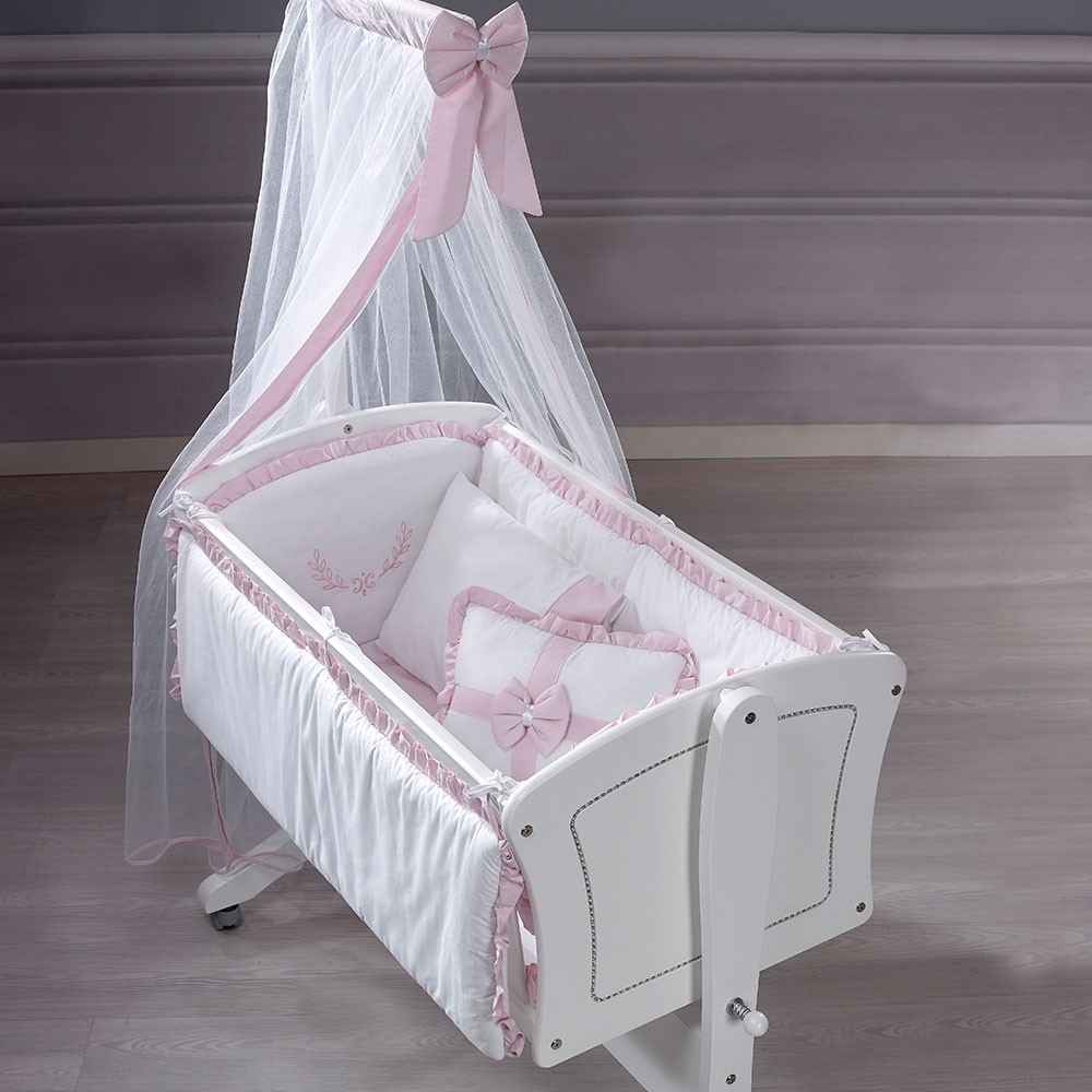 Meltem Smart Şirin Sallanır Beşik 45x92 Beyaz