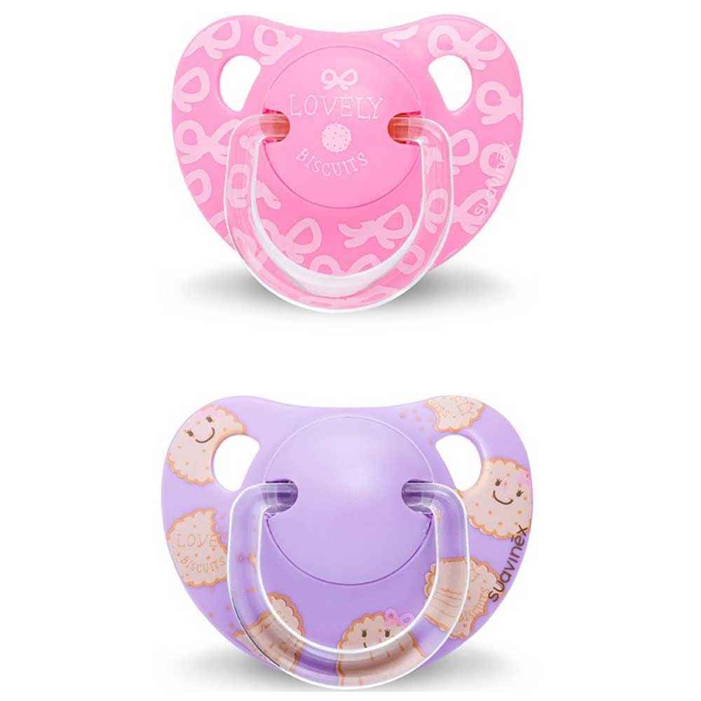 Suavinex 3212046 Kauçuk Emzik 2li 6-18 Ay  Pembe