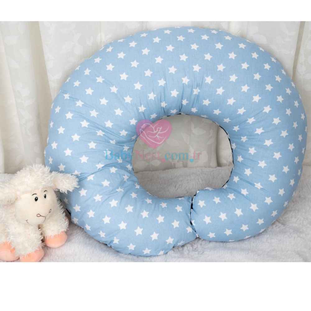 BabyNest Bebek Emzirme Yastığı Mavi