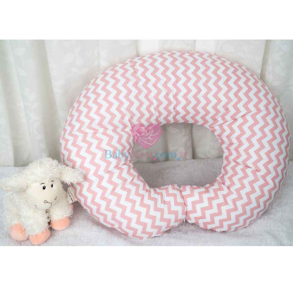 BabyNest Bebek Emzirme Yastığı Somon