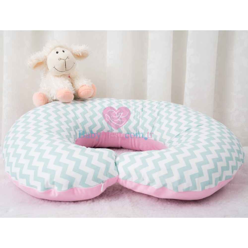 BabyNest Bebek Emzirme Yastığı Mint