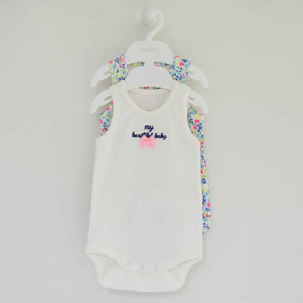İdil Baby 9137 2'li Bebek Body Desenli