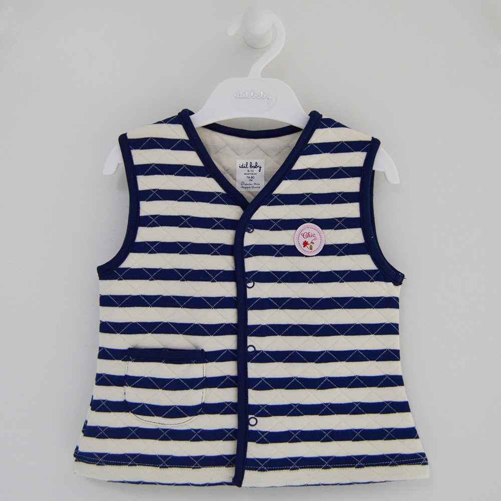 İdil Baby 9097 Bebek Yeleği Lacivert