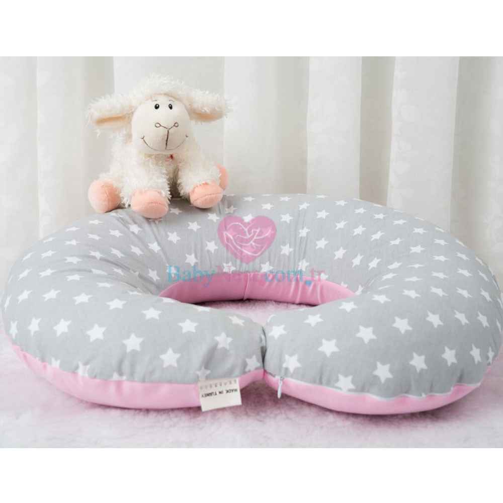 BabyNest Bebek Emzirme Yastığı Pembe