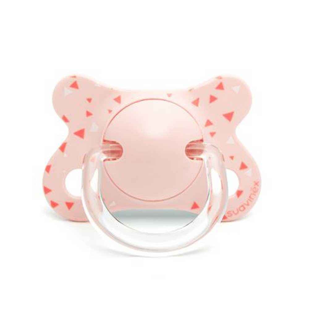 Suavinex 3801218 Fusion Fizyolojik Silikon Emzik -2/4 Ay Pembe