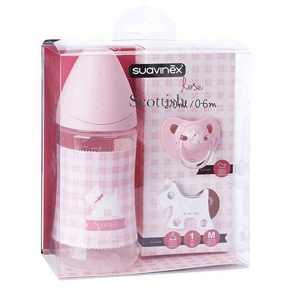 Suavinex 3800225 Scottish Collection Set Pembe