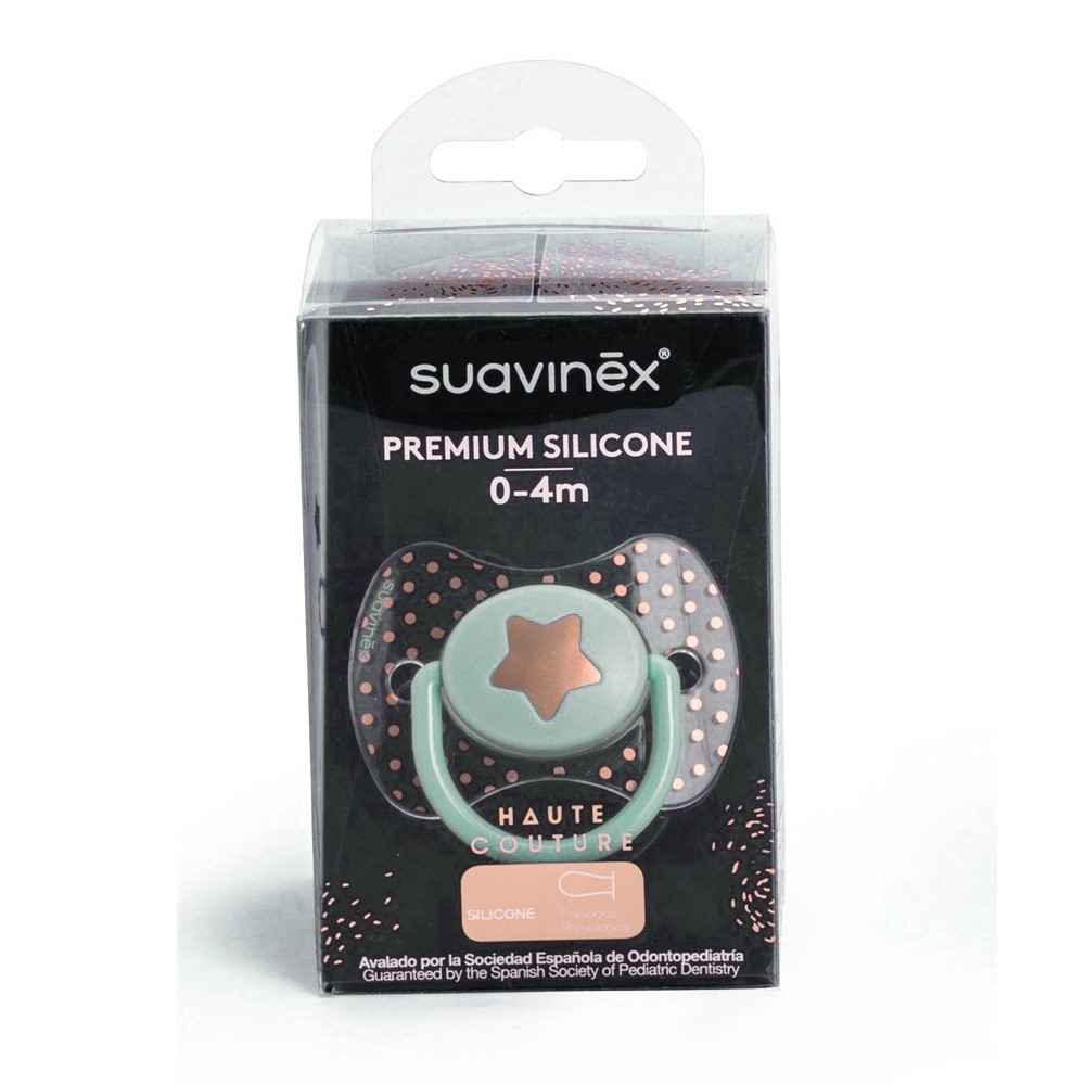 Suavinex 302283 Silikon Bebek Emziği 0-4 Ay Yeşil