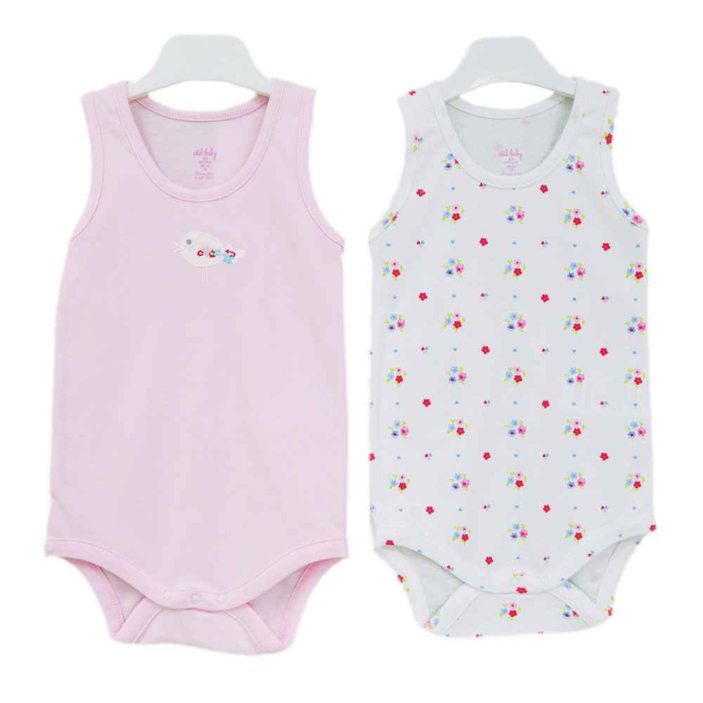 İdil Baby 9102 2'li Bebek Body Çiçekli
