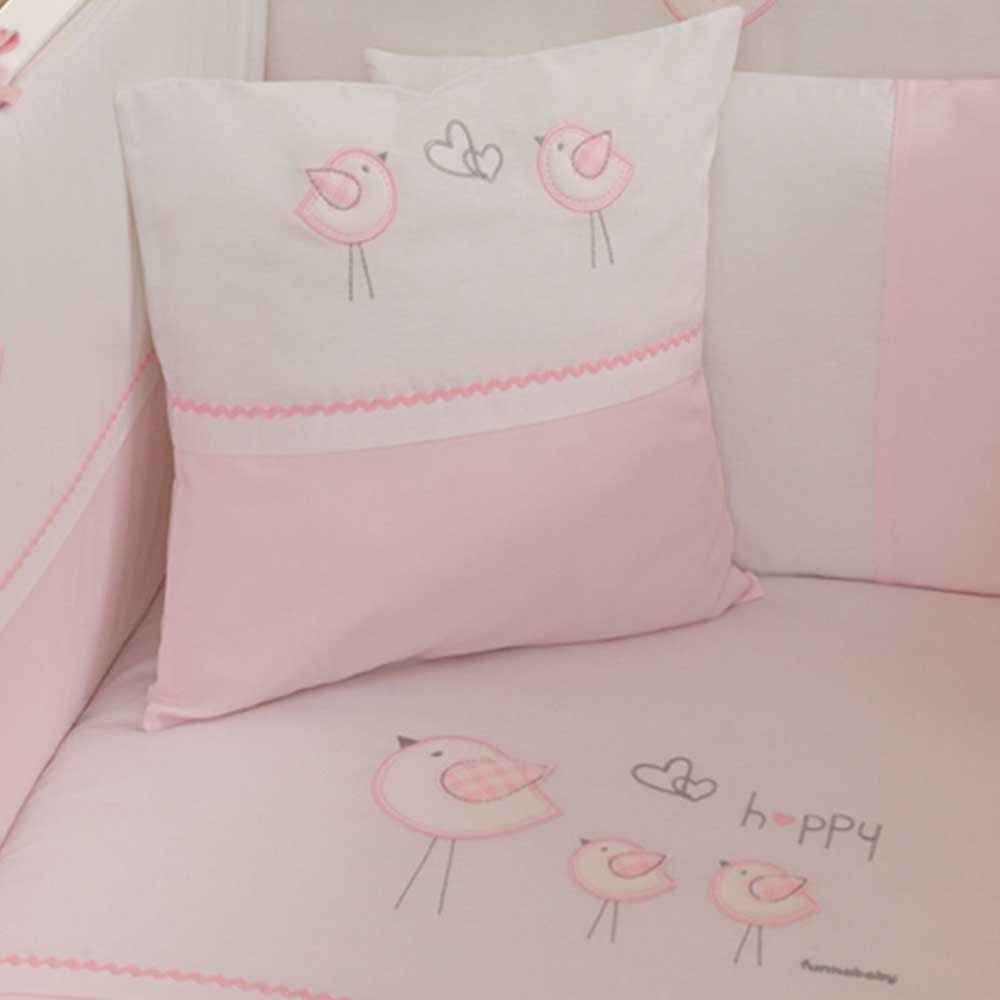 Funna Baby 5902 Happy 8 Parça Uyku Seti 70x130 Pembe