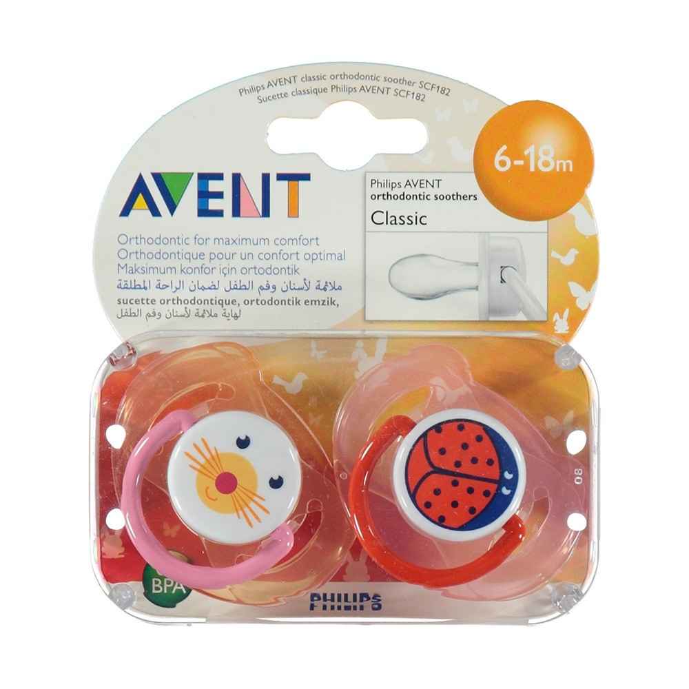 Philips Avent SCF182/64 Yalancı Emzik 6-18 M+ Pembe