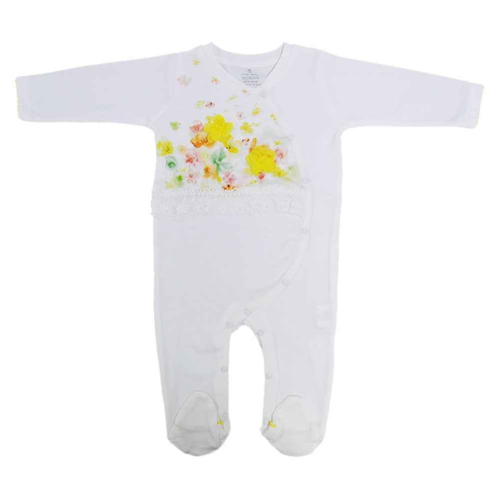 Bibaby 60195 Roses Bebek Tulumu Sarı