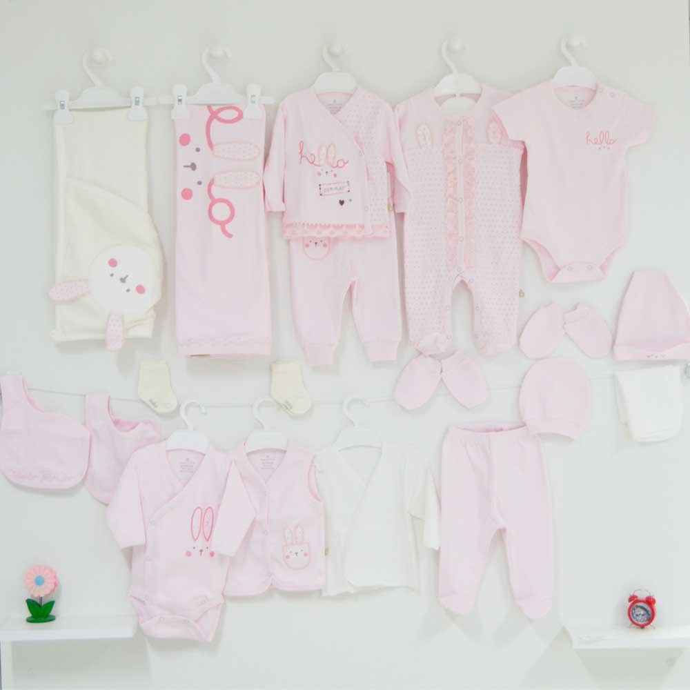 Bibaby 84005 Hello Girl Hastane Çıkışı 20li Set Pembe