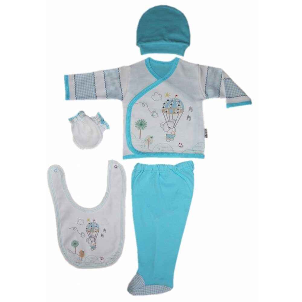 Bebitof 790 Flying Bears Hastane Çıkışı 5Li Set Turkuaz