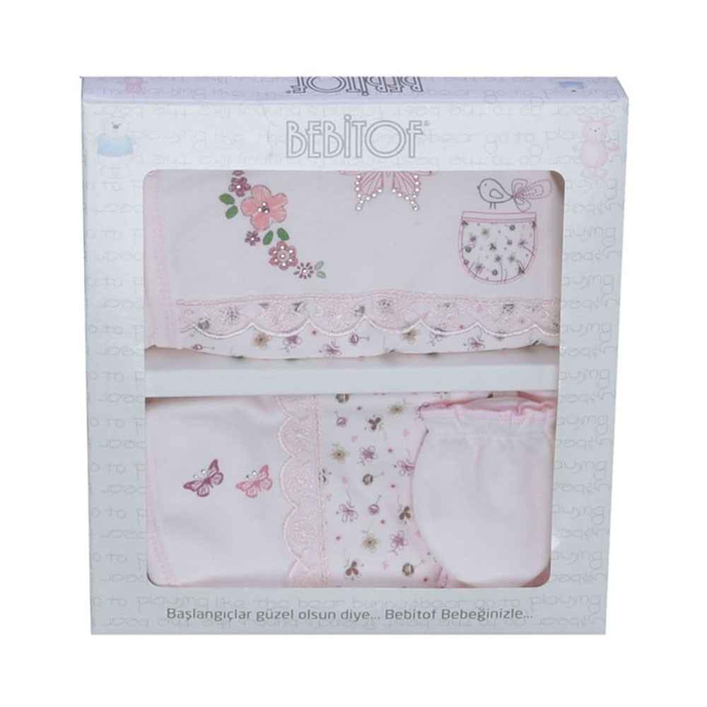 Bebitof 820 Hastane Çıkışı 5'li Set 0-3 Ay Pembe