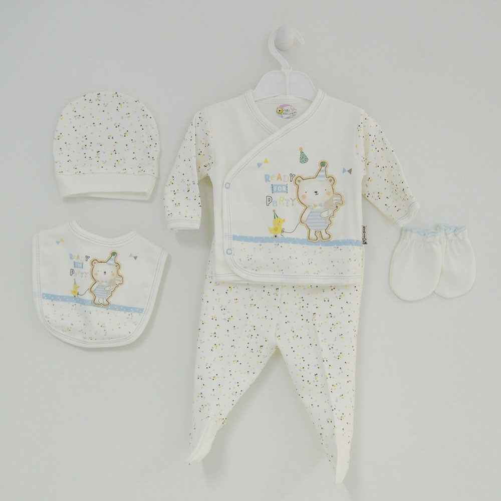 Bebitof 834 Hastane Çıkışı 5li Set Mavi